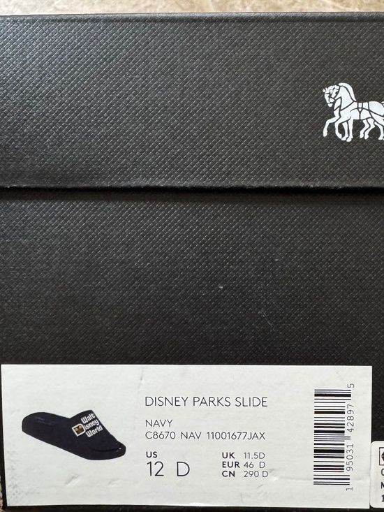 COACHx Walt Disney World Mens Navy Slides Size 12 main image 4